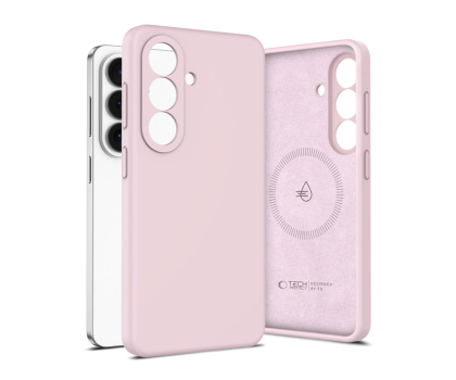 Etui do telefonów Tech-Protect Silicone Magsafe Galaxy S26+ Plus Pink Pearl